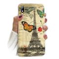 Huawei Y5 2019 Back Cover Case -  Eiffal Tower Soft Cover. 