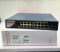 HIKVISION DS-3E0318P-E/M(B) 16 Port Fast Ethernet Unmanaged POE Switch Transmission Network Switches Value Series-Up to 300 m Long Range PoE Transmission ethernet switch-Design for Video Transmission ethernet switch. 