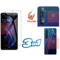 Sharp Aquos R5G Unbreakable Gorilla High Quality Tempered Glass Screen Protector Flexible+ Back Jelly Protector Clear Soft Protection Film Transparent Hydrogel Film + Back Camera Protector Flexible 9H Gorilla For Sharp Aquos R5G. 