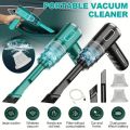 3-in-1 Cordless Handheld Vacuum – Rechargeable Wet & Dry Vacuum Cleaner | Strong Suction Car Vacuum & Sofa Cleaning Machine. 