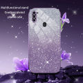 AnDyH Phone Case for Samsung Galaxy A11 M11 Flash Powder Gradient Plating Casing. 