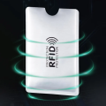 Anti Rfid Wallet Blocking Reader Lock Bank Card Holder Id Bank Card Case Protection Metal Credit Card Holder Aluminium 6*9.3cm. 
