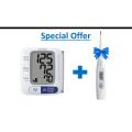 CH 650 - Digital Blood Pressure Monitor - White - CITIZEN + + Thermometer CTA 302. 