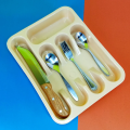 Household Pristine Cutlery Tray Cutlery tray Drawer Organizer with five Utensil Cutlery Kitchen Divider (Also for Desk and Office) ORGANIZING DRAWER STORAGE TRAY. 