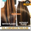 Hair for girls brown to Ombre Two Colors Mix Streaking Hair Extension streaking extension Tangle free and no shedding. No chemical process. Well-constructed double weft to ensure no shedding Full Length & Volume Texture: Straight. 