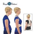 Cream Cotton & Polyester Royal Posture Support Belt. 