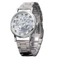 New Look Luxury Analog Skeleton Quartz Stainless Steel Watch For Men & Watch For Boys. 