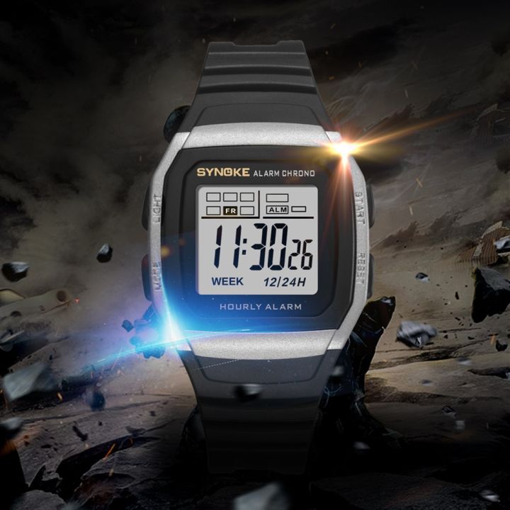 SYNOKE%20Student%20Electronic%20Watch%20Outdoor%20Sports%20Boy%20Luminous%20Waterproof%20MultiFunction%20Watch%20Retro%20Square%20Watch%20-%20Image%207