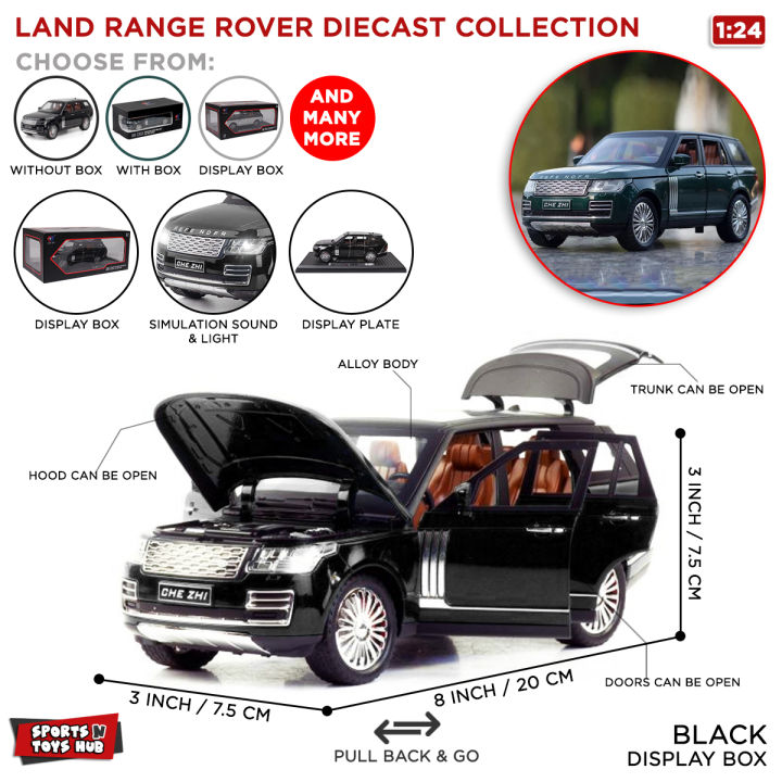 Land Range Rover Diecast Car Collection, High Simulation Sound & Light Pull Back Die Cast Scale Model Cars Series Metal Body & Plastic Parts Alloy Models Vehicle Che Zhi Masitso Kinsmart Kings Toys Die-cast Vehicle Best Motorcar Vehicles Gift Toy For Kids