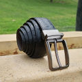 Double Sided Dotted Formal Men's Leather Belt. 