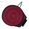360 Degree Soft Rotating Cushion Car Seat Swivel Chair Pad Red Circle. 