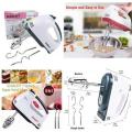 SCARLETT 7-Speed 180W 220V Hand Mixer Whisk Egg Beater Cake Baking Home Handheld Food Whisk Blenders Home Kitchen Baking Tool. 