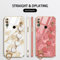 Love Bracelet case for Huawei Y9 Prime 2019 Back Cover Bauhinia Flower Case. 