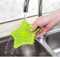 PACK OF 3 Kitchen Silicone Star Shaped Sink Filter Drain Hair Sewer Colander Strainer Bathroom Random Multicolor. 