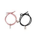 New 2025 Simple Keys Lock Love Ion Absorption Secondary Magnetic  Lovers Couple Rope Bracelets Gifts. 