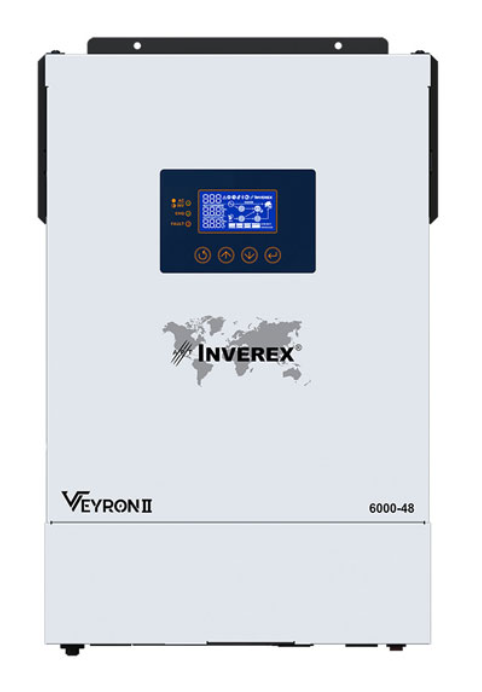 INVEREX VEYRON II PREMIUM 6000W-48V MPPT SOLAR INVERTER
