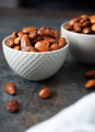 100 Gms Dry Roasted Masala Almonds/ Dry Roasted Masala Badam/ Sweet and Savory Roasted Almonds/ Masala Badam/ Masala Roasted Badam/ Caremalised Masala Badam. 
