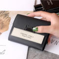 Women Wallet Small Cat Ear Wallet Cute Mini Wallet Unique Design Purse Ladies Contrasting Metal Buckle Wallet. 