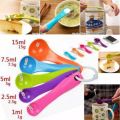 Kitchen Tool Colourfull 5 Piece Measuring Spoon Set. 