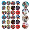Marvel Water Bottle Sticker The Avengers Movie Waterproof Stickers Children Birthday Party Water Bottle Decoration Supplies Gift. 