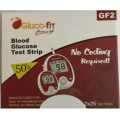 Glucofit Glucometer test Strips pack of 50 strips. 