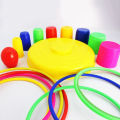 Ring Toss Game For Kids - 16 cm (6.3 inch) and 14.5 cm (5.7 inch) Rings. 