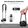 Camera Strap, Tycka Top-level Protection Shoulder Neck Strap, Good for Wedding Shoot, Activity, or Journey Filmed; Anti-Slip and Durable Design, Equipped with Quick Release Plate and Safety Tether TK006. 