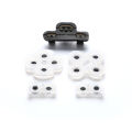 【2025 NEW】 5pcs/lot Conductive pad button contacts gasket kit for PS3 controller Creek.