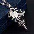 Final Fantasy VIII Necklace Sleeping Lion Heart Griever Squall Leonhart Lion Head Necklaces Pendants Fashion Game Jewelry. 