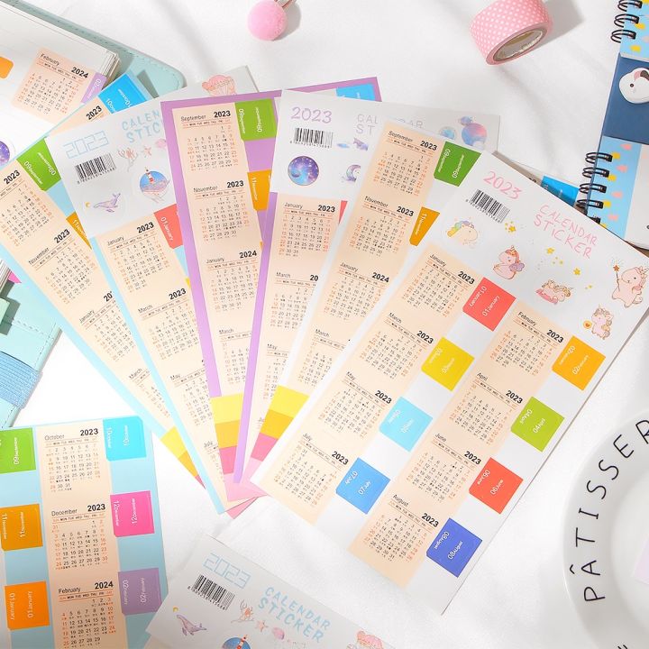 2%20Sheets%202023%20Year%20Monthly%20Calendar%20Index%20Page%20Stickers%20Bookmark%20Planner%20Label%20-%20Image%204