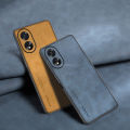 Vantime for OPPO A18 A38 A58 A78 4G Case Soft Pure Leather Slim Matte Back Cover. 