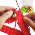 6 Pieces Knitting Crochet Locking Stitch Markers Mix Color. 