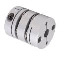 Motor Shaft Double Coupling 40mm Hub Disc Double Diaphragm Shaft Coupler. 