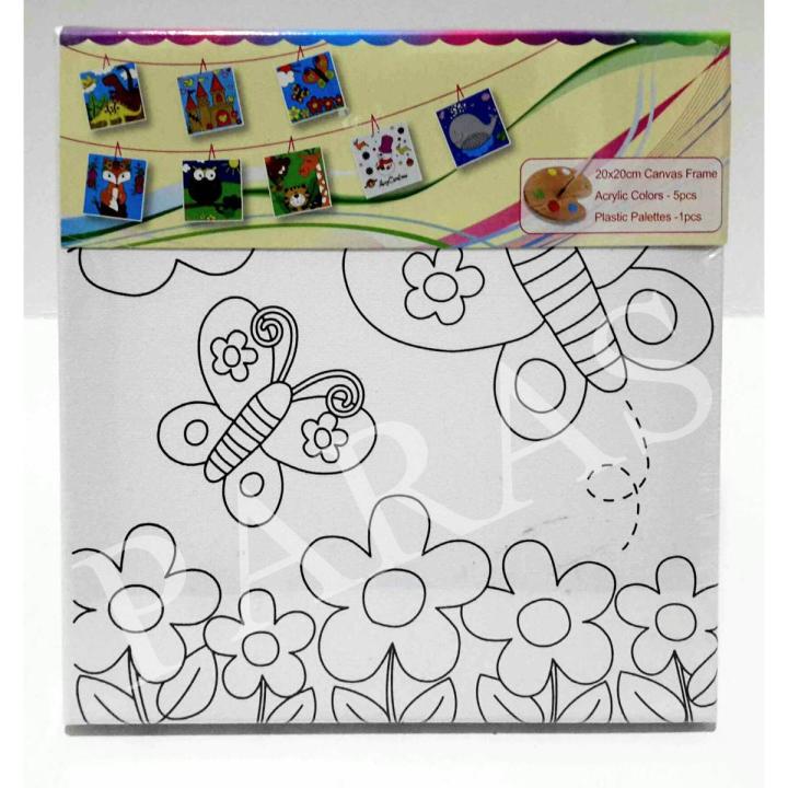 China Coloring Canvas 20*20 cm 7.8" x 7.8" inch