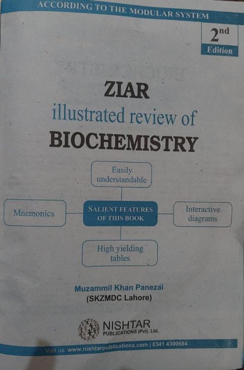 ZIAR%20illustrated%20review%20of%20BIOCHEMISTRY%20BY%20Muzammil%20Khan%20Panezai%20,%20Ziar%20biochemistry%20,%20ziar%20bio%20,%20%20Medical%20Book%20-%20Image%202