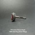 Pure Italian 925 Silver ( Chandi ) Stone Zircon Ladies Ring. 