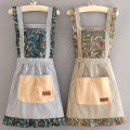 Cleaning Apron Sleeveless Anti-fouling Cleaning Apron Cooking Pinafore. 
