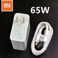 Mi 65W/67W Fast Charging /Turbo Charge Eu Plug/Mi 27w Uk Plug Charger With Type-C Fast Charging Cable. 