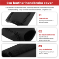 Car Leather Gear Handbrake Cover Shift Lever Cover for K2 A. 