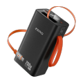 Zero® Lumin L-300 Power Bank 30000mAh 22.5W Fast Charging PowerBank | QC 3.0 Powerbank | USB-C Input/Output Powerbank  | Built-in Cable Powerbank | Aluminum Body Powerbank | Portable Powerbank  | Fast Charge Power Bank for Android & IOS. 