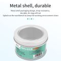 LUXIANZI Welding Soldering Solder Iron Tip Cleaner with Box Cleaning Steel Wire Sponge Balls For Welding Tools. 