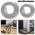 Cable Sleeves Wrap Tube Cable Holder Pipe Protection Wire Protector Line Organizer Spiral Wire Organizer. 