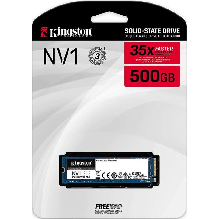 Kingston NV1 500G M.2 2280 NVMe PCIe SSD SNVS/500G