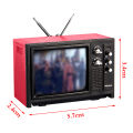 DollHouse Miniature ornaments Mini retro TV toy ornaments MJ. 