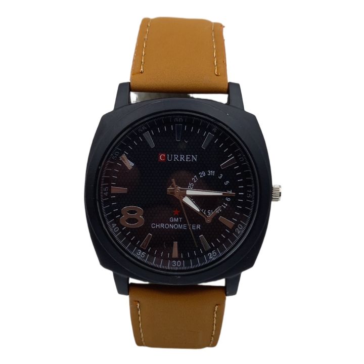 Men's watches Black and white dial