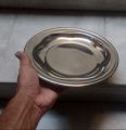 1 Piece Stainless Steel Round Plate 9 inches. 