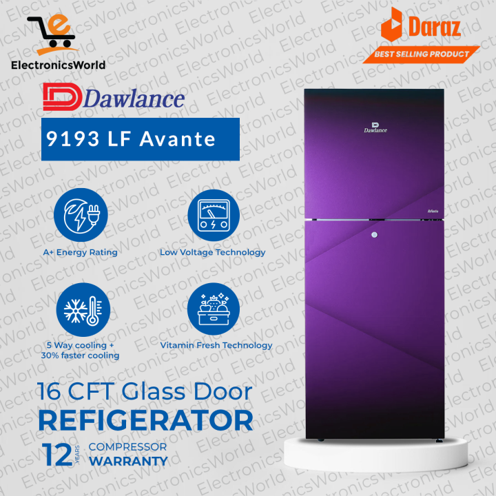 Dawlance%20Refrigerator%20%7C%20Model%209193%20LF%20Avante%20Glass%20Door%20%20%7C%20Fridge%20/%20Freezer%20Size%2016%20CFT%20%7C%20Low%20Voltage%20Operate%20%7C%20Vitamin%20Fresh%20Technology%20%7C%20Energy%20Efficient%20%7C%2012%20Years%20Warranty%20-%20Image%202