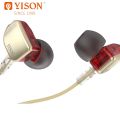 Yison X600 Highly Premium Hi-Fi Sound Earphones/Handsfree With Mic (Deep Bass) And Outstanding Sound Quality For All Mobile Phone Devices Android & IOS (Leather Pouch Included In Box) (Very Limited Quantity). 