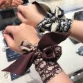NEW Korea Skinny Scarf Women Silk Scarf Small Handle Bag Ribbons Female Head Scarves & Wraps For Ladies. 