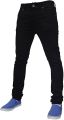 Mens Stretch  Slim Fit Denim Black Jeans Pants. 